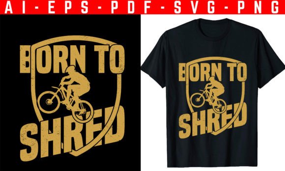 Born to Shred: BMX T-Shirt Design for Dynamic Branding