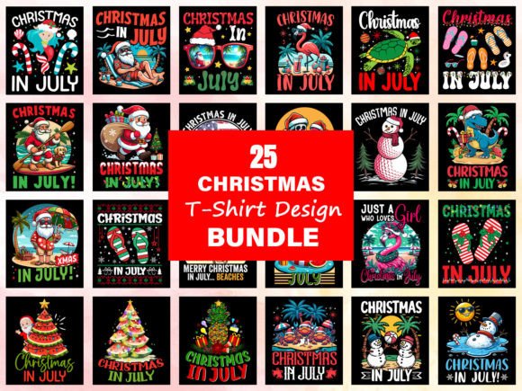 Christmas T-Shirt Design Bundle: A Festive Graphic Resource