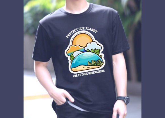 Climate Change T Shirt Design 11: A Powerful Visual Asset