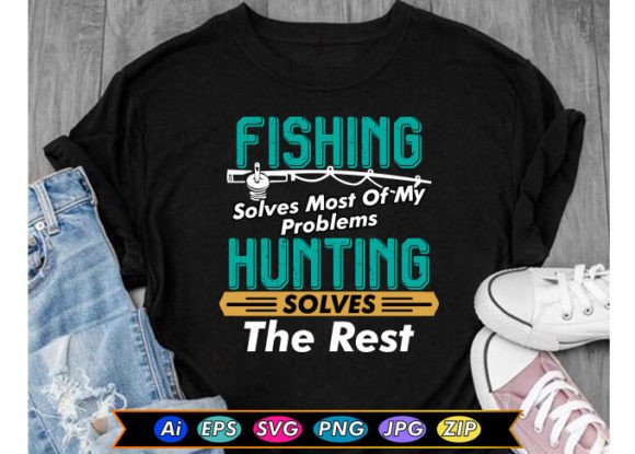 Fishing T-shirt Design: Creative Assets for Branding