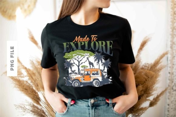 Made to Explore T-Shirt Design: A Creative Asset for Modern Brands