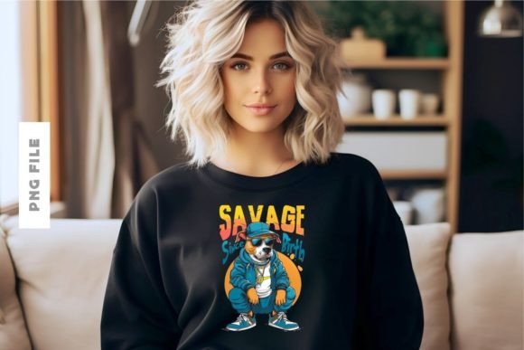 Savage Since Birth T-shirt Design: Unleash Your Brand's Visual Edge