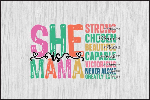 She is Mom Mama Gigi Design: A Versatile SVG & PNG Asset