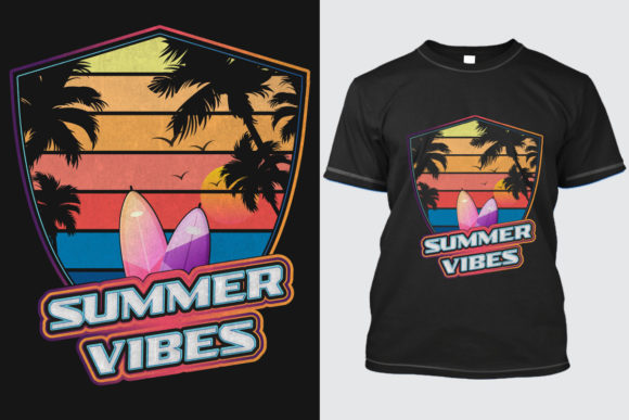 Summer T-shirt Design 20: A Professional Graphic Asset